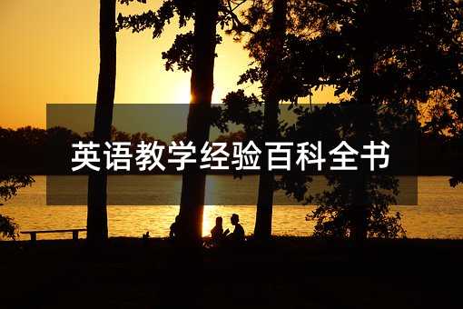 英语教学经验百科全书